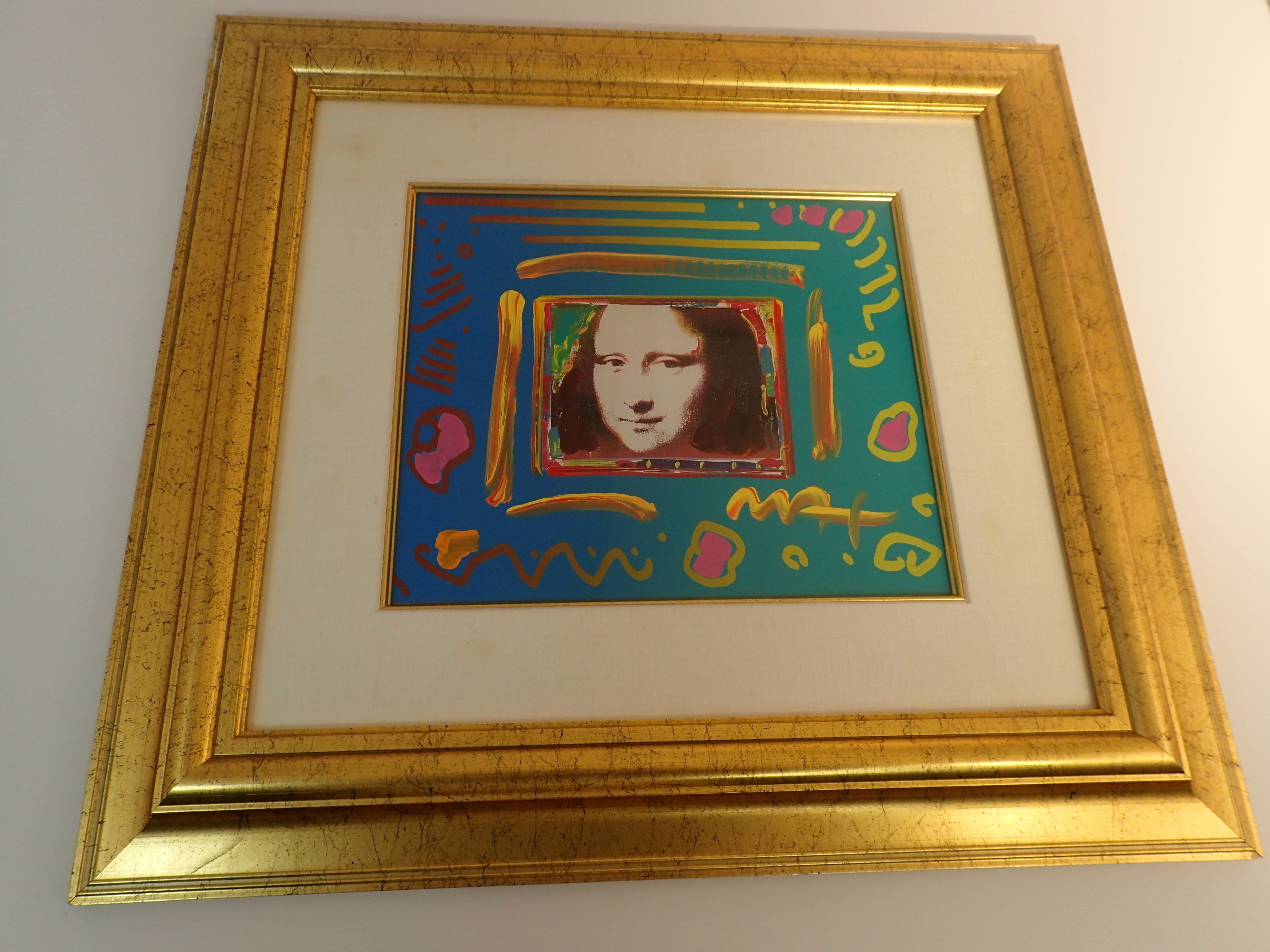 Peter Max Mixed Media Hand Signed