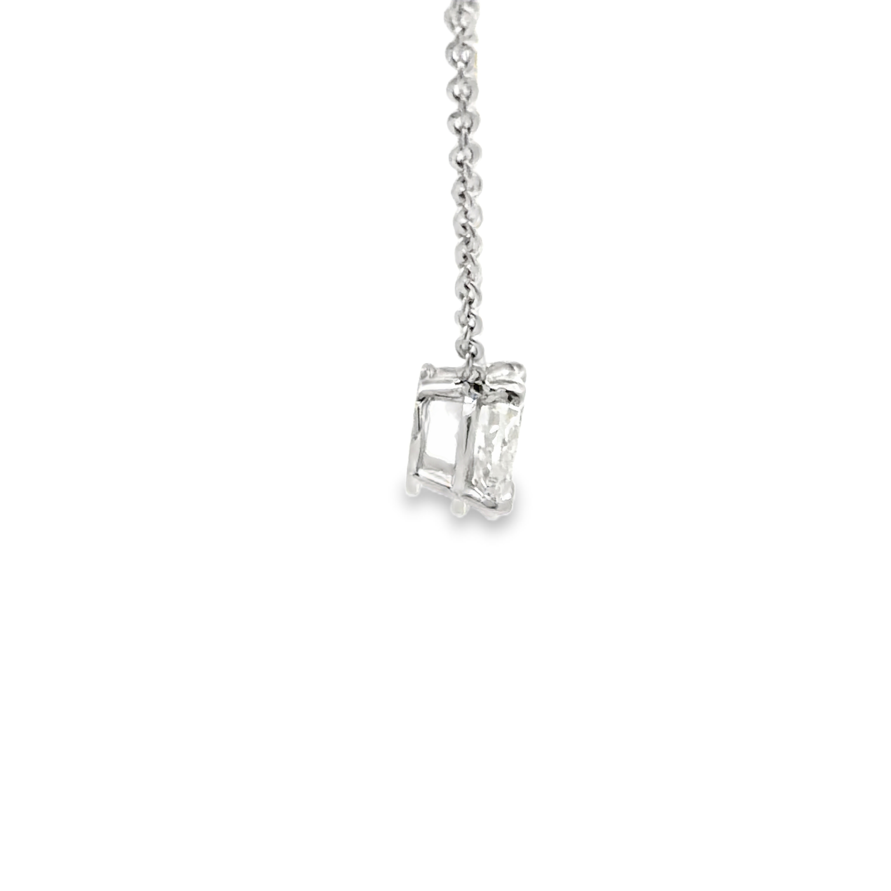 GIA Certified Heart Shaped Diamond Necklace