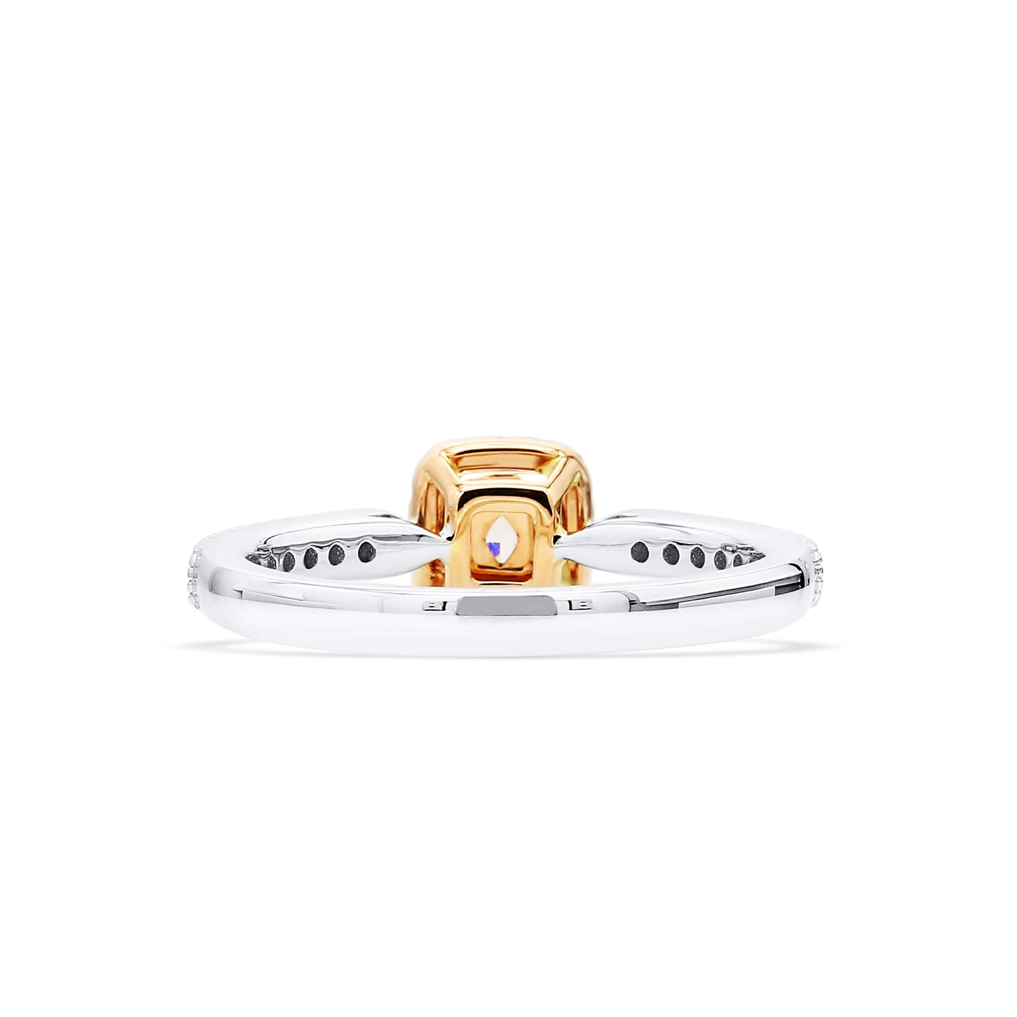 GIA Certified Pink & White Diamond Ring