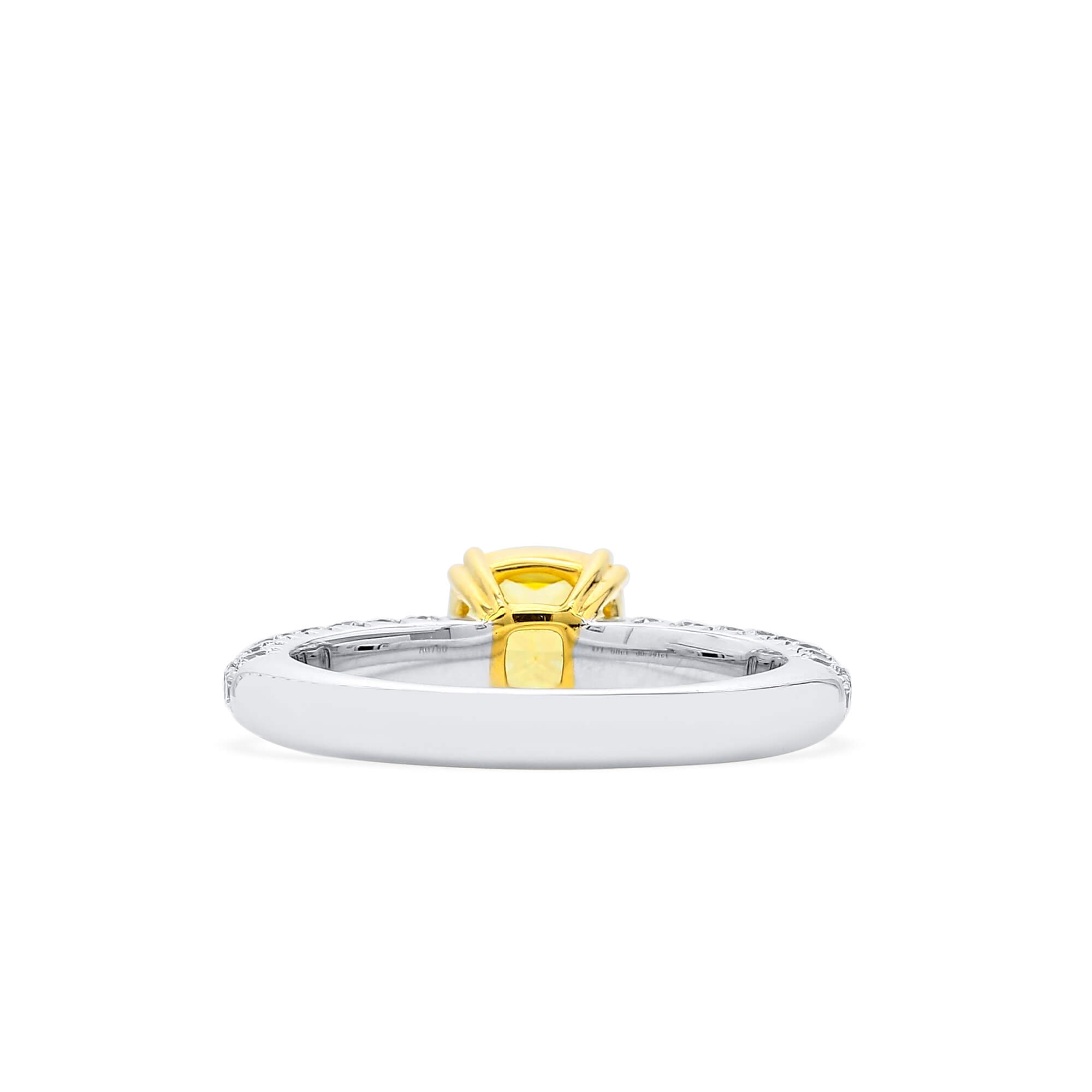 GIA Fancy Yellow Diamond Ring