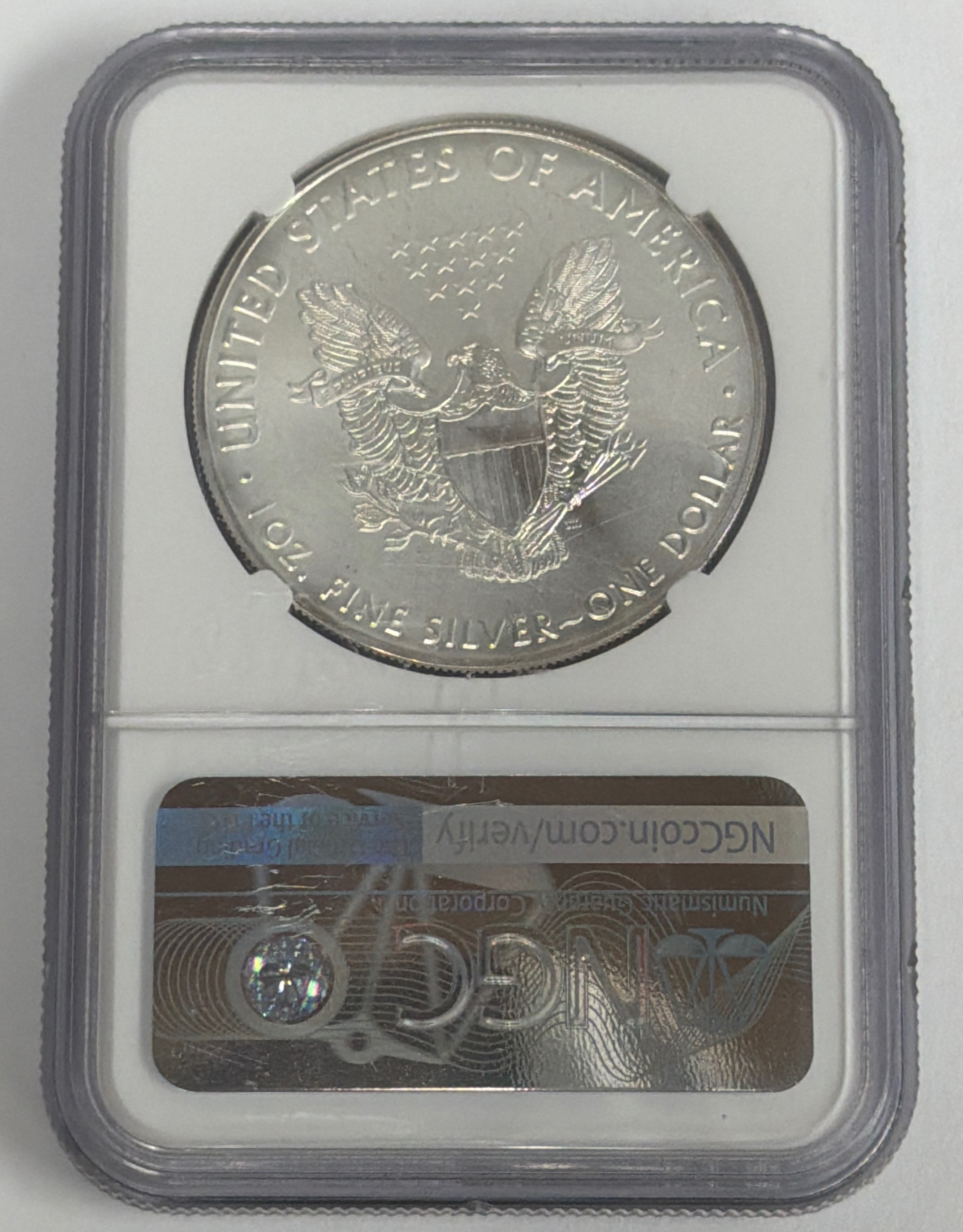 2021 T1 Heraldic Eagle MS70 Mercanti