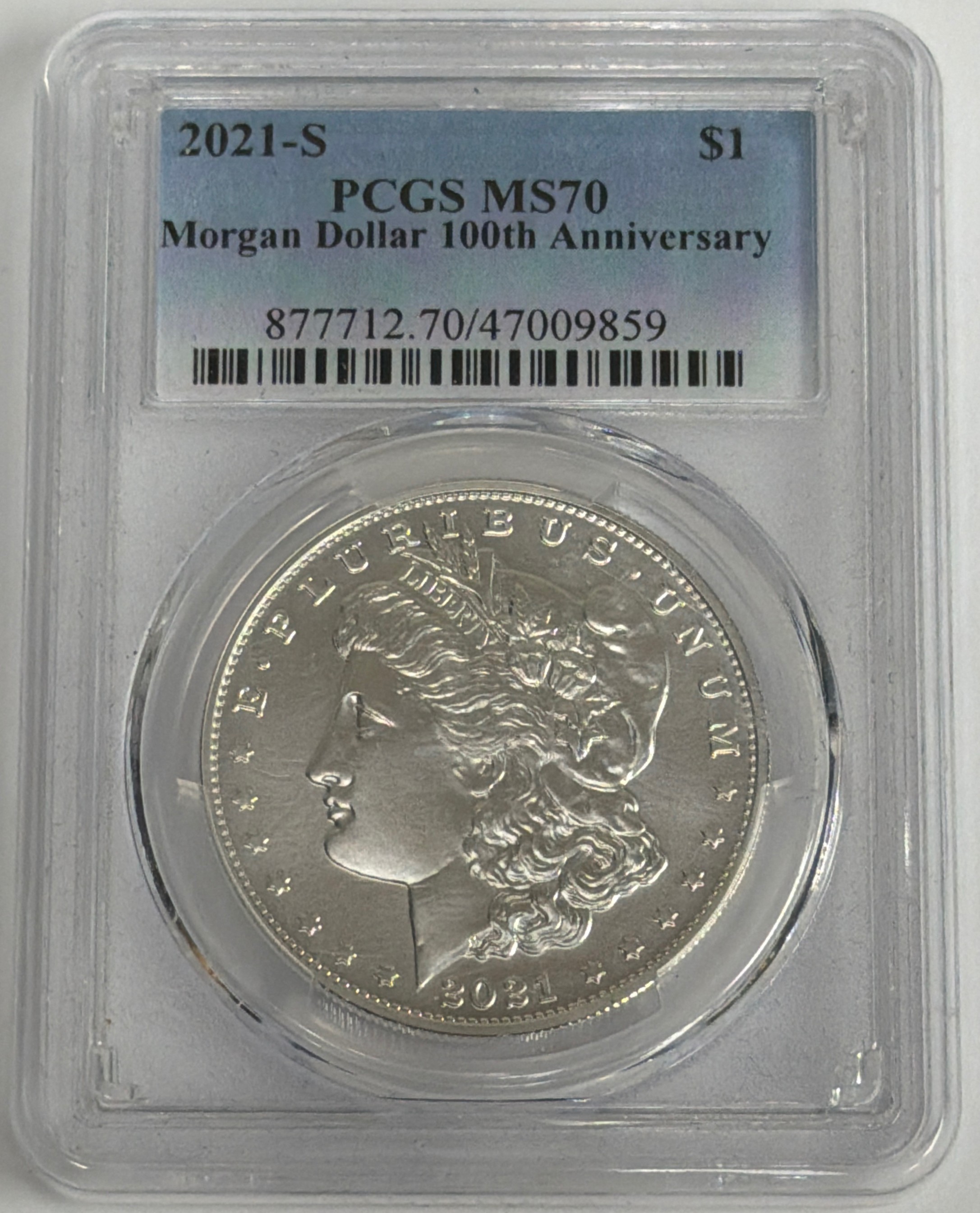 2021 Morgan Dollar 3 Coin Set PCGS MS70