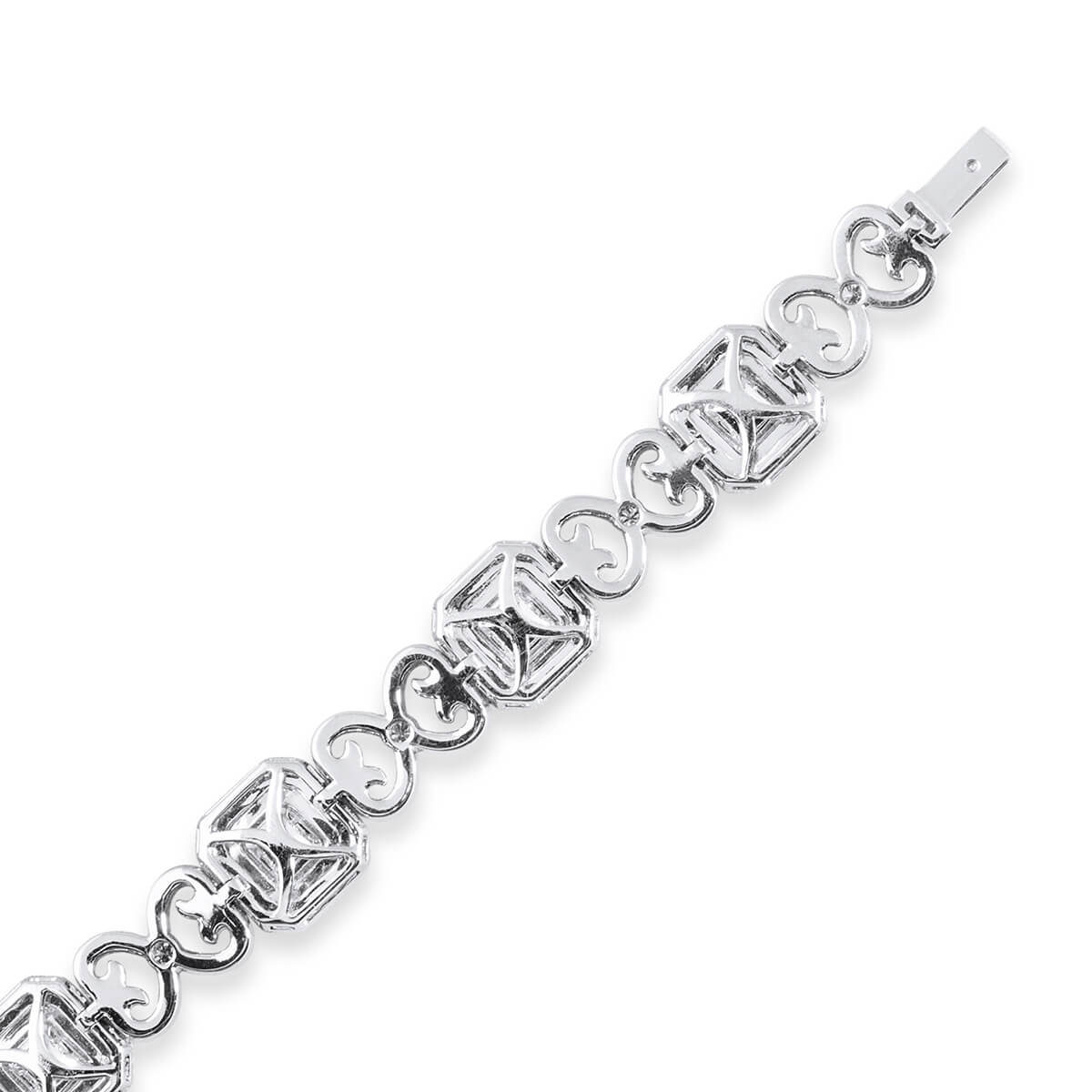 Fancy Yellow & White Diamond Double Halo Bracelet