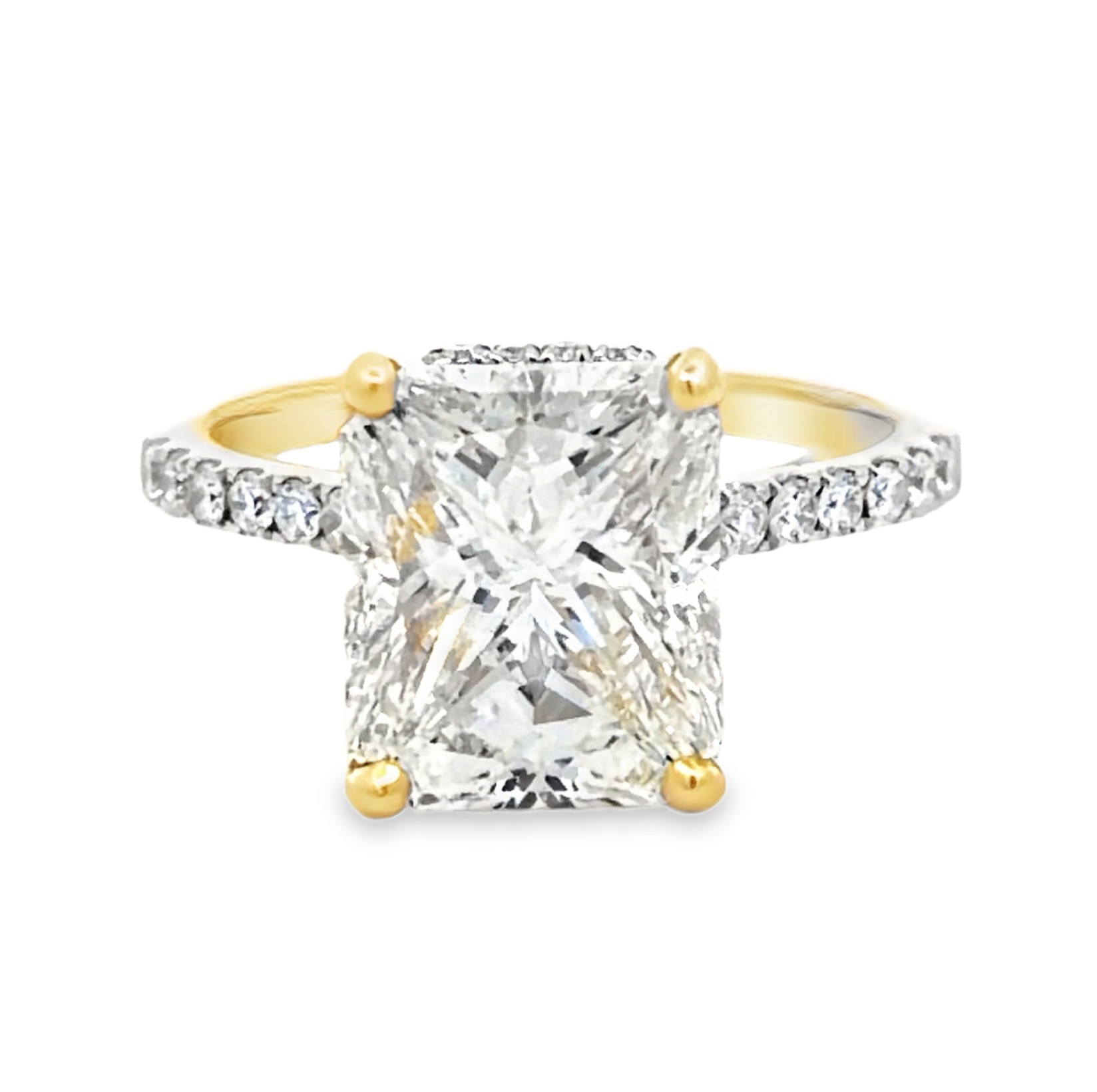 GIA Natural Diamond Engagement Ring