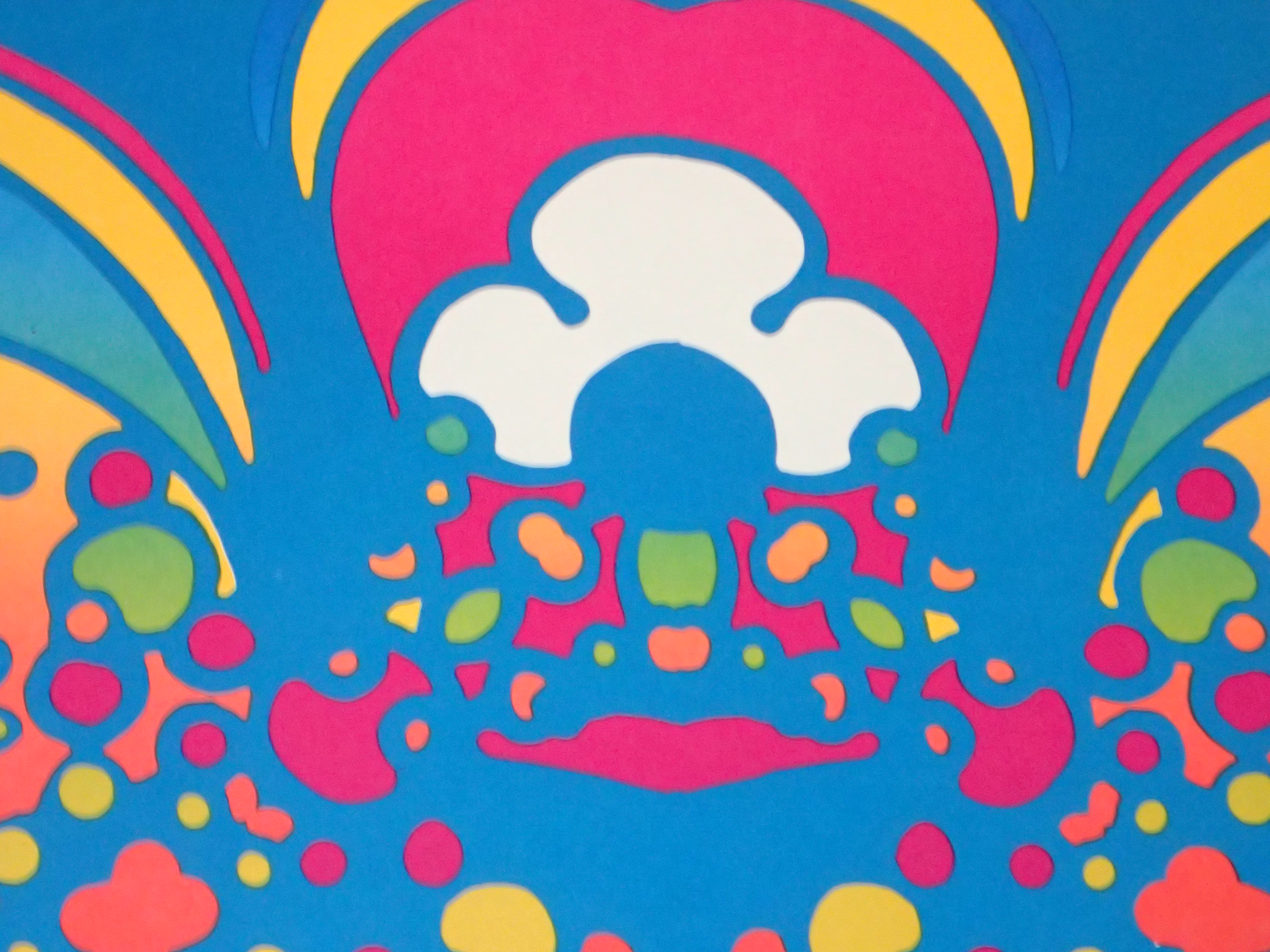 Peter Max Original Split Fountain Technique Lithograph