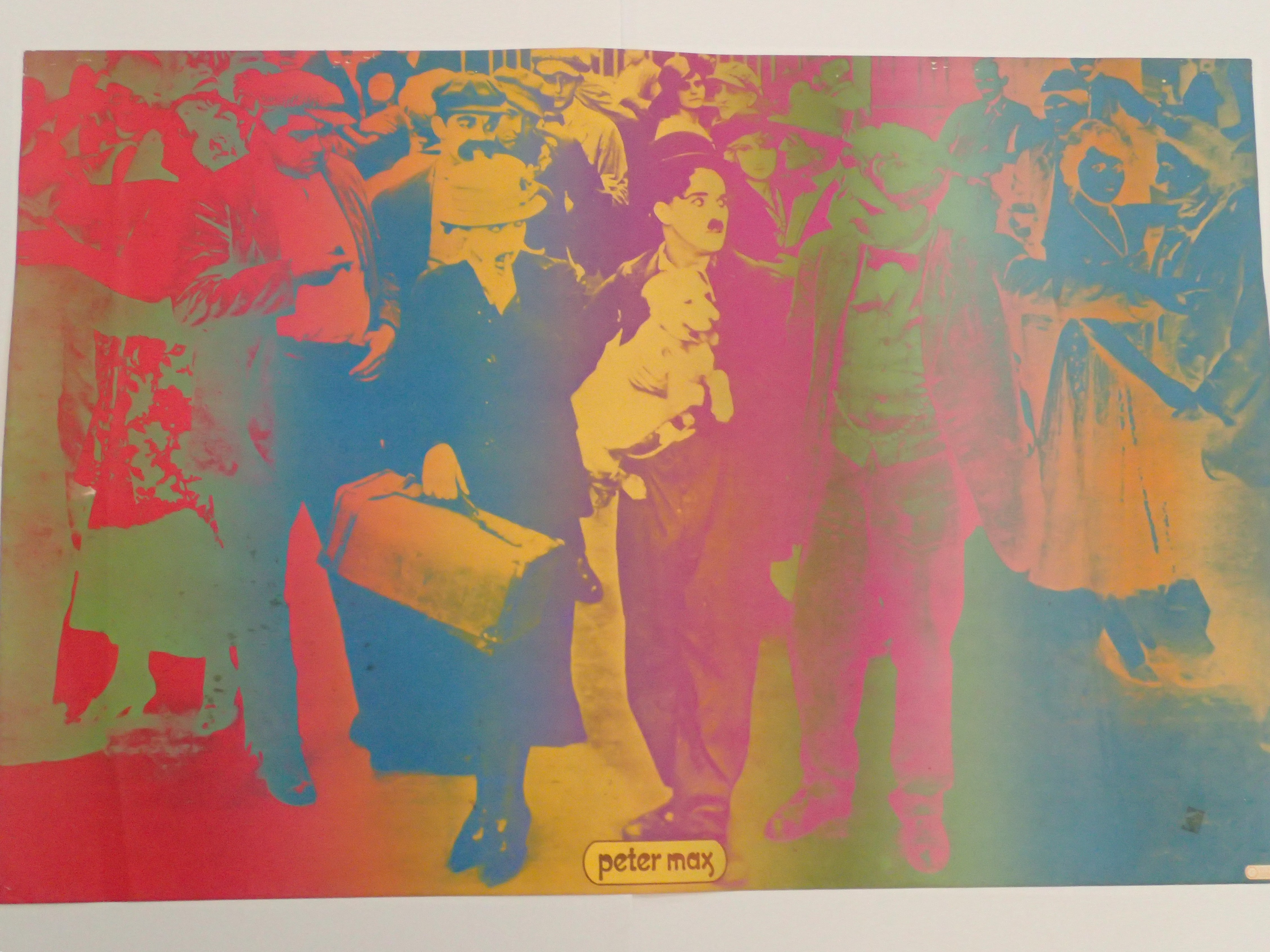 Peter Max Original Split Fountain Technique Lithograph