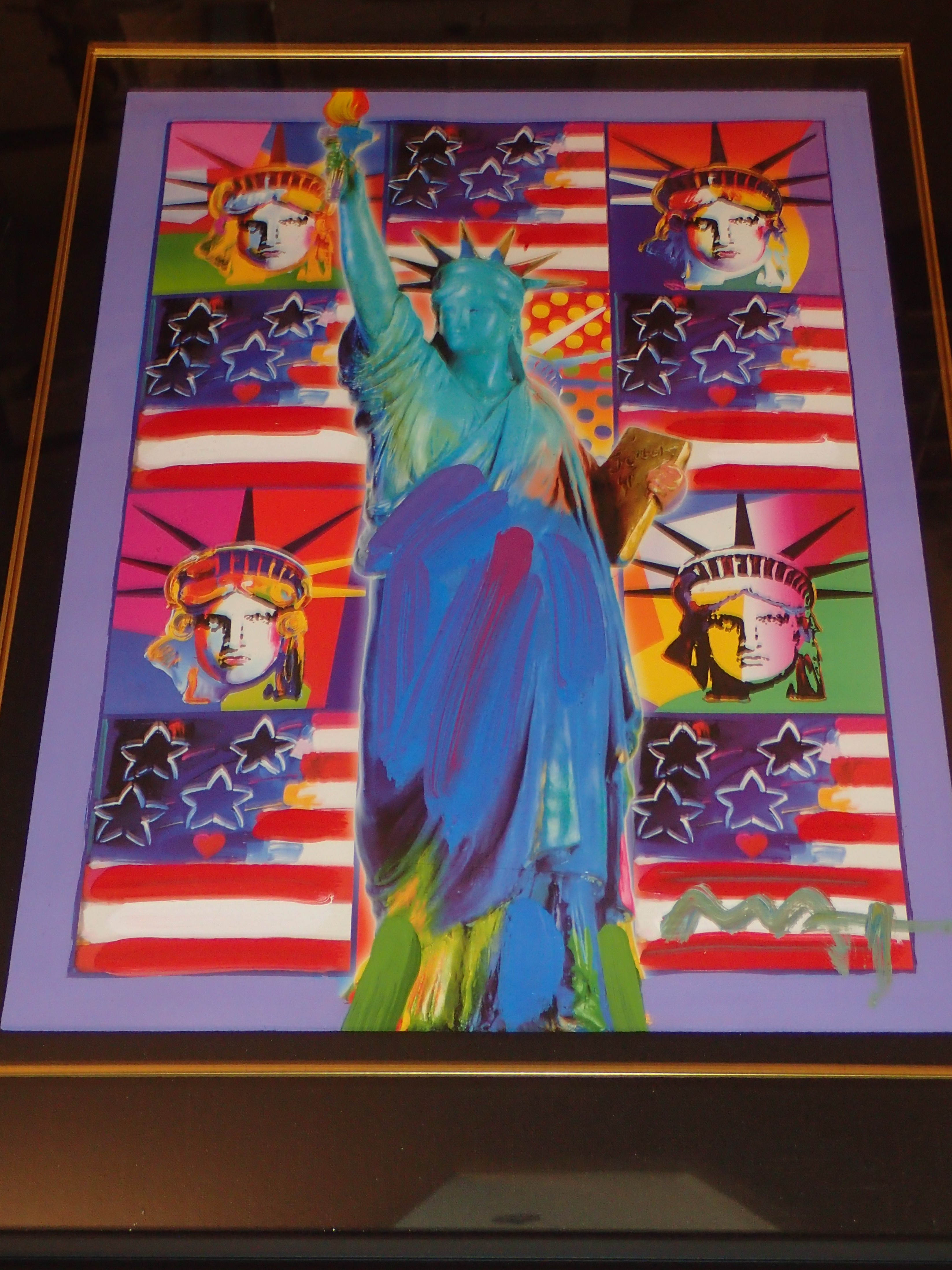 Peter Max Mixed Media Signed 2005