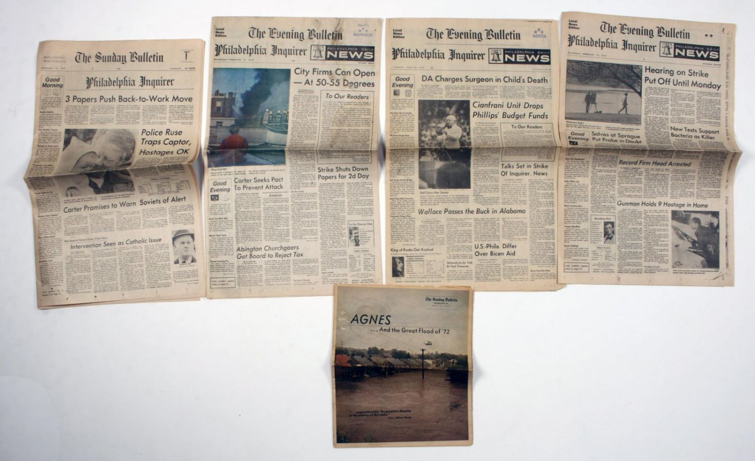 Lot 360 1970S PHILADELPHIA NEWSPAPERS Converse Auctions