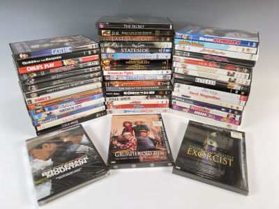 LARGE COLLECTION OF MOVIE DVDS SOME SEALED 
Large lot of DVD’s. Horror, comedy, action, and 
