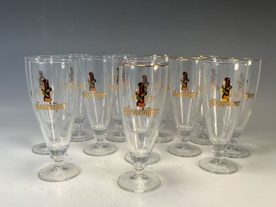 12 PILAARBIITER BEER GLASSES 
3 1/2" X 8 1/4" 
Shipping: 
Shipping and 