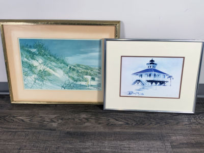 PHYLLIS MOORE LIGHTHOUSE & CAROLYN BLISH BEACH PRINTS. PHYLLIS MOORE LIGHTHOUSE &amp; CAROLYN 
