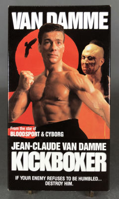 VAN DAMME: KICKBOXER VHS 
Bid now for some muscles from 