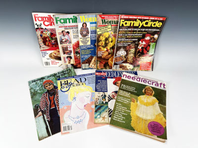 VINTAGE HOMEMAKING MAGAZINES 
Family Circle, Needlecraft and more. 