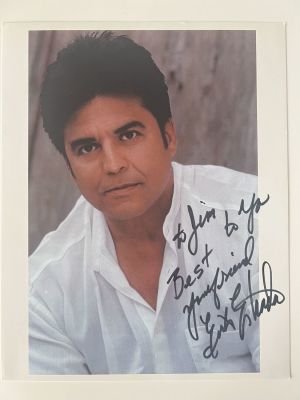 Erik Estrada signed photo. 8x10 inches
