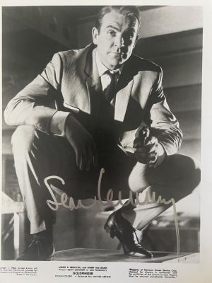 James Bond Goldfinger Sean Connery signed photo. 8x10 inches
