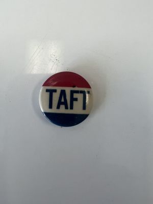 Taft presidential campaign vintage pin. 1 inch