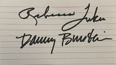 Danny Bonaduce original signature. 5x3 inches