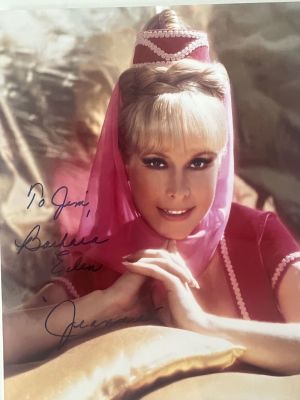 I Dream of Jeannie Barbara Eden signed photo. 8x10 inches