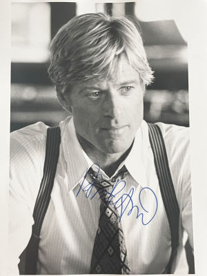 Robert Redford signed photo. 8x10 inches