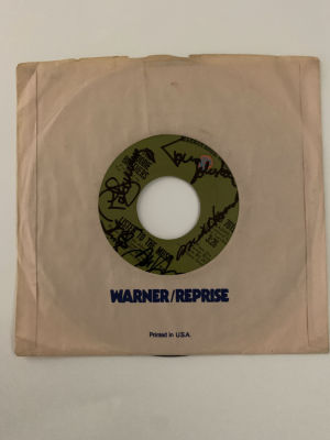 The Doobie Brothers signed Listen to the Music 45 RPM. The Doobie Brothers ‎signed 45 RPM– 