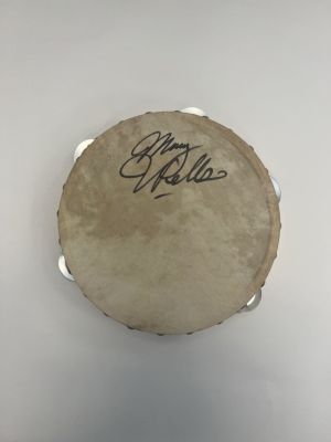 Motown Mary Wells signed tambourine. Mary Wells signed tambourine