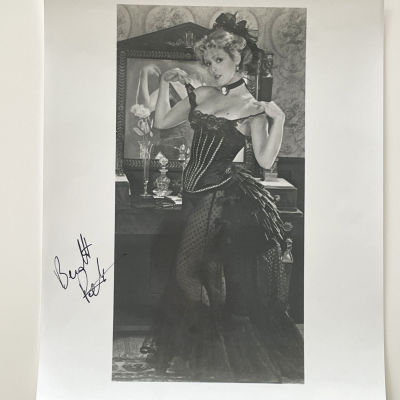 Bernadette Peters signed photo. 8x10 inches