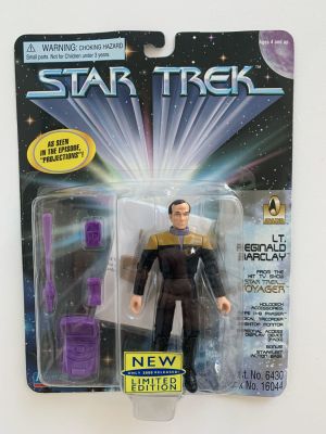 Star Trek Voyager Lt. Reginald Barclay action figure. 5 inches