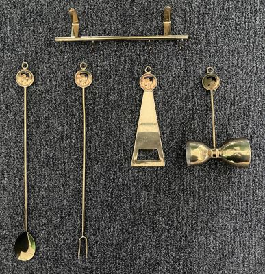 Jerry Lewis cast gift bar tools. 6x13 inches