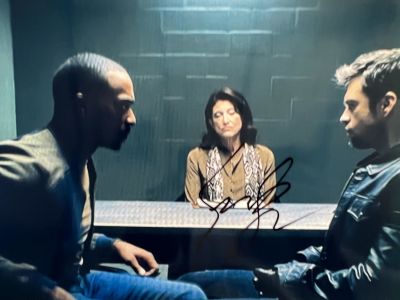 The Falcon And The Winter Soldier Sebastian Stan signed photo. 8x10 inches