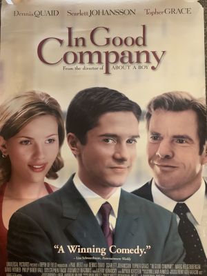 In Good Company 2004 original movie poster. 27x40 inches. Poster has some creases and damage on 