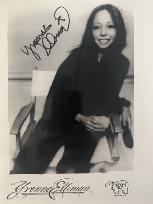 Yvonne Elliman signed photo. 8x10 inches