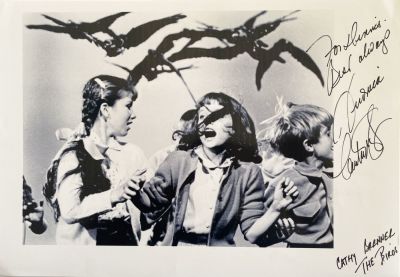 The Birds Veronica Cartwright signed movie photo. The Birds signed movie photo autographed by 