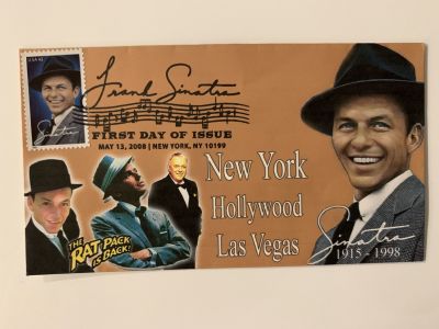 Frank Sinatra FDC. First Day Cover of Frank Sinatra. Dated May 13 2008