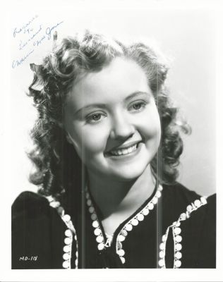 The little princess' Marcia Mae Jones Signed Photo. Marcia Mae Jones Signed Photo. 8x10 inches