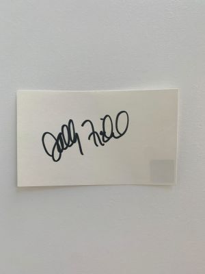 Sally Field original signature. 2x3 inches