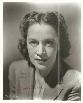 National Velvet Anne Revere Signed Photo. 8x10 inches