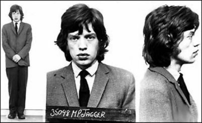 Mick Jagger Mugshot reprint. Sir Michael Philip Jagger is an English singer and songwriter who 