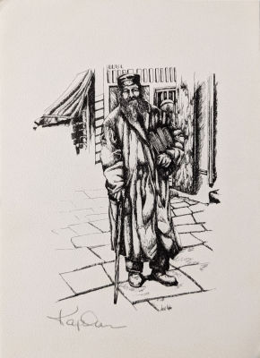 David Kaplan Signed Print. 5x7 inches