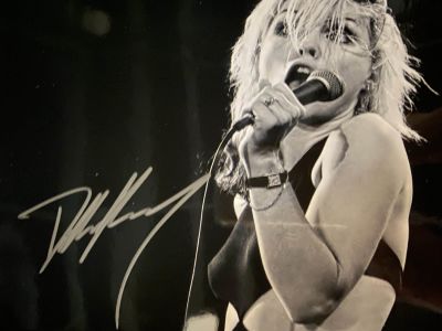 Blondie Debbie Harry signed photo. 8x10 inches