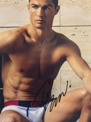 Cristiano Ronaldo signed photo. 8x10 inches