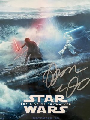 Star Wars: The Rise of Skywalker Adam Driver signed movie photo. Star Wars: The Rise of 