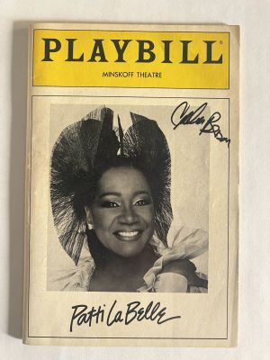 Patti LaBelle Carla Benson signed Playbill. Patti LaBelle signed Playbill autographed by Carla 