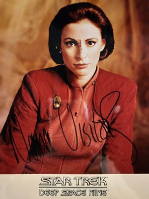 Star Trek: Deep Space Nine
Nana Visitor signed photo. Star Trek: Deep Space NineNana Visitor 