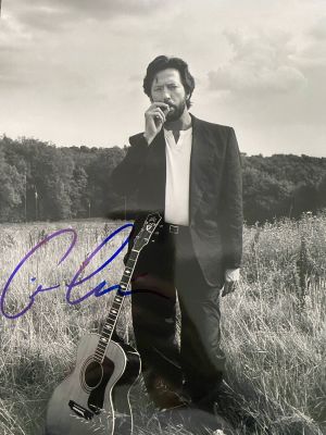 Eric Clapton signed photo. 8x10 inches