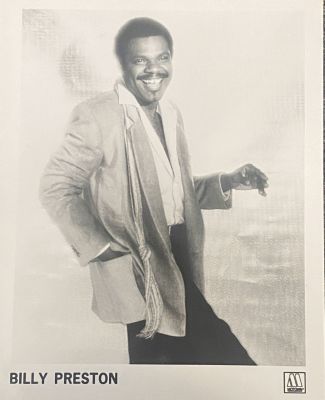 Billy Preston photo. 8x10 inches