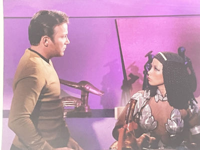 Star Trek William Shatner and France Nuyen unsigned photo. 8x10 inches
