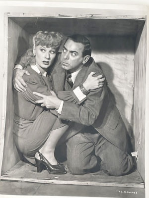 Joan Davis and Eddie Cantor photo. 10x8 inches