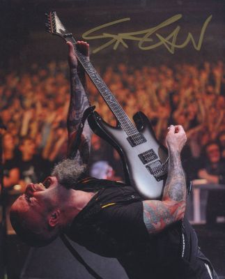 Scott Ian signed "Anthrax" photo. "Anthrax" photo autographed by Scott Ian.