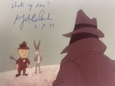 Looney Tunes Mel Blanc signed photo. Looney Tunes Mel Blanc "Whats up Doc? "signed photo. 10x8 inches