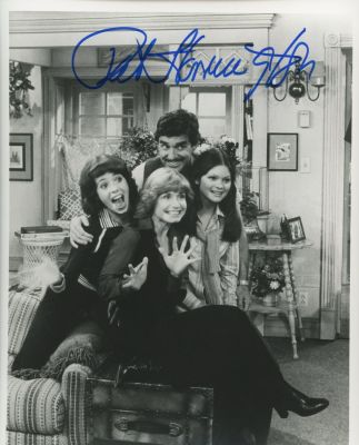 Pat Harrington signed "One Day at a Time" photo. "One Day at a Time" 8x10 photo autographed by 